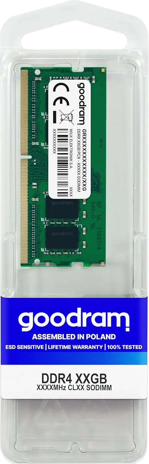 Buy GOODRAM 16GB DDR4 3200MHz CL22 SODIMM GR3200S464L22/16G