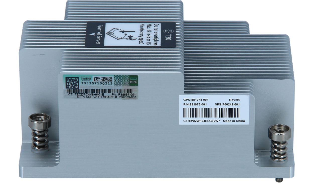 Buy P00249-001 HPE Standard Heatsink For DL385 G10+