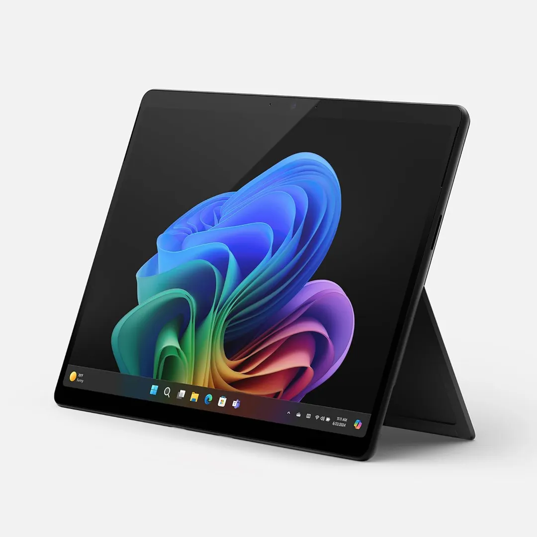 Microsoft Surface Pro 11 Copilot+ PC – Snapdragon X Elite, 16GB RAM, 512GB SSD, 13-inch PixelSense Flow Display, Windows 11, Black (ZIA-00025)