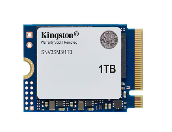 Buy Kingston 1TB NV3 M.2 2230 6000MB/s, 4000MB/s PCIe 4.0 NVMe SSD SNV3SM3/1T0