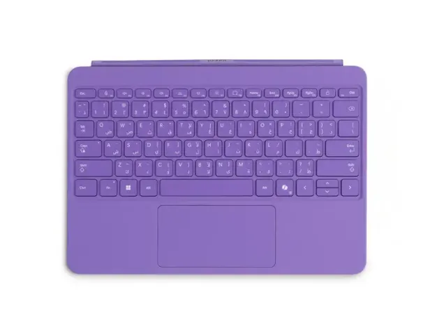 Microsoft Surface Pro EP2-33102 English Arabic Keyboard Cover with Slim Pen 2 Violet