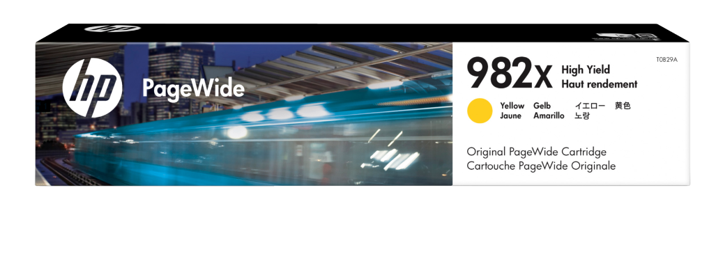 Buy T0B29A HP 982X High Yield Yellow Original PageWide Cartridge