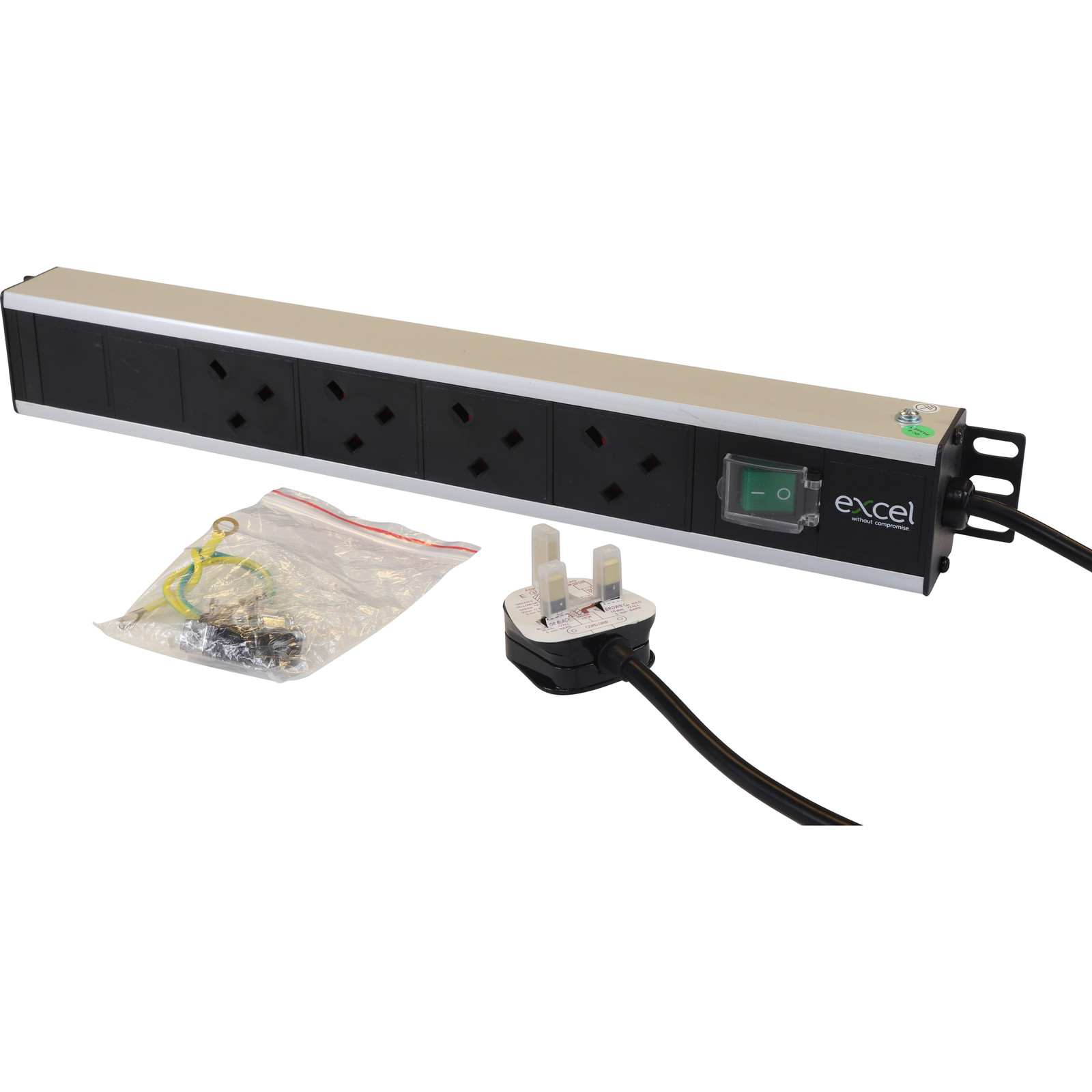 Buy D13-4-EXL EXCEL POWER STRIP 4WY VERTICAL