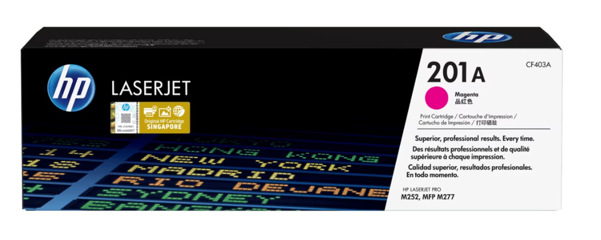 Buy CF403A HP 201A Magenta Original LaserJet Toner Cartridge