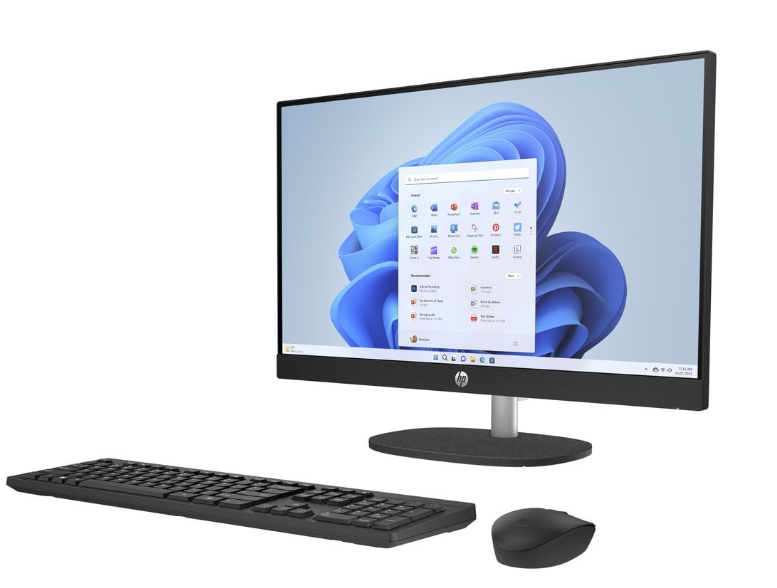 Buy HP AIO 24-cr0122nh i5-1335U 8GB/512GBSSD/23.8FHD/TOUCH/DOS/JET-BLACK/ENG 91D77EA#BH5