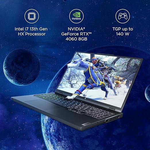 Buy Lenovo Gaming Laptop Legion 5 Pro 16IRX8 I7-13700HX 32GB/1TBSSD/8GB/RTX-4070/16
