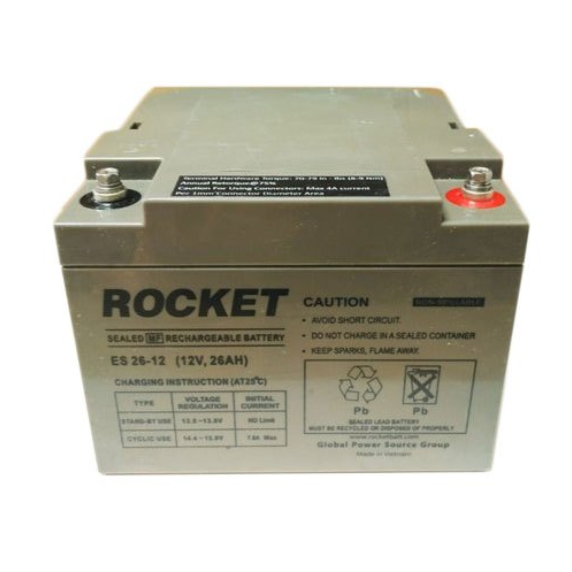 Buy ES 26-12 Rocket 12V 26Ah SMF UPS Battery