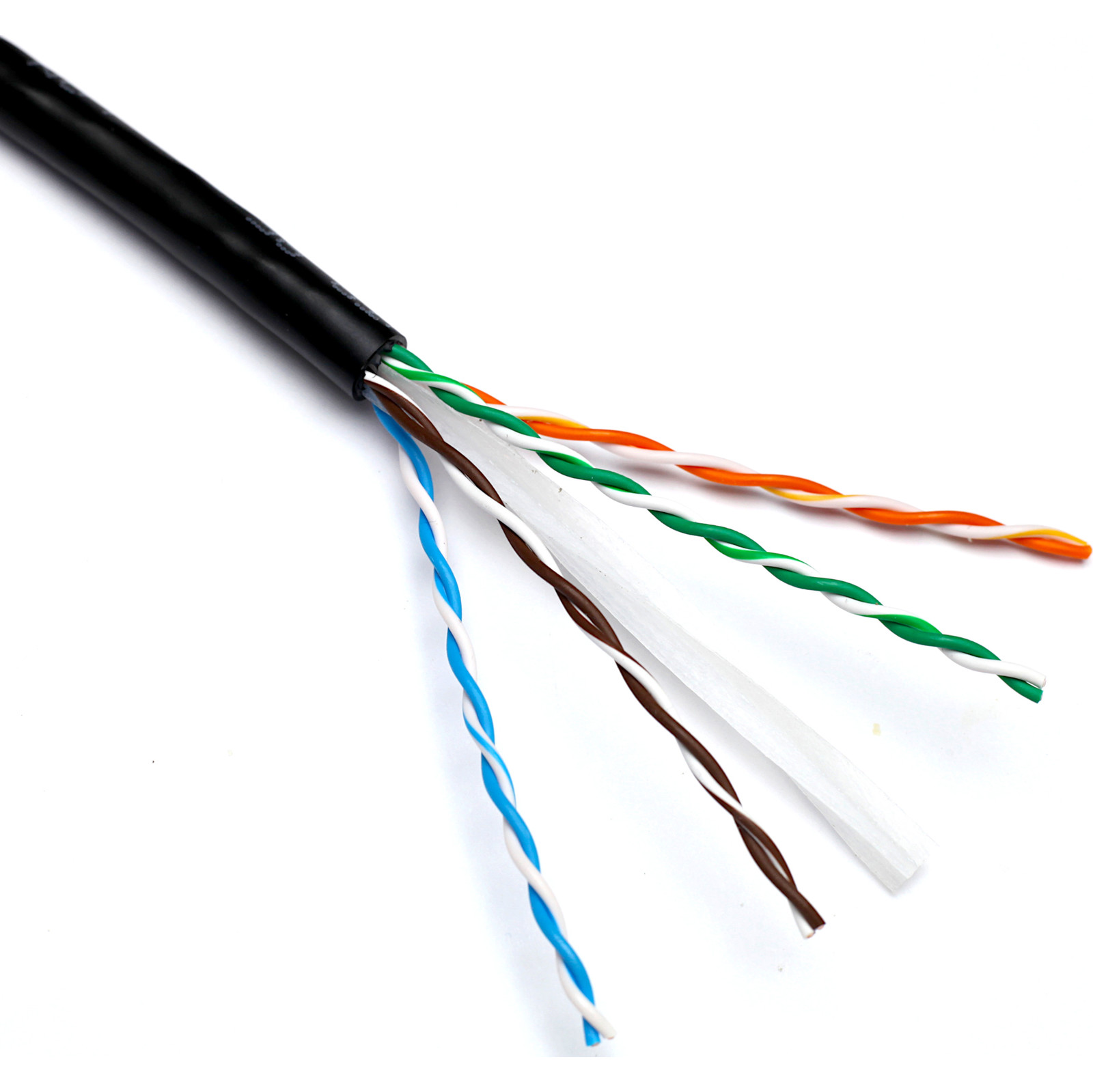Buy 100-100 EXCEL CAT6 UTP EXTERNAL GRADE PE CABLE 305M BLACK