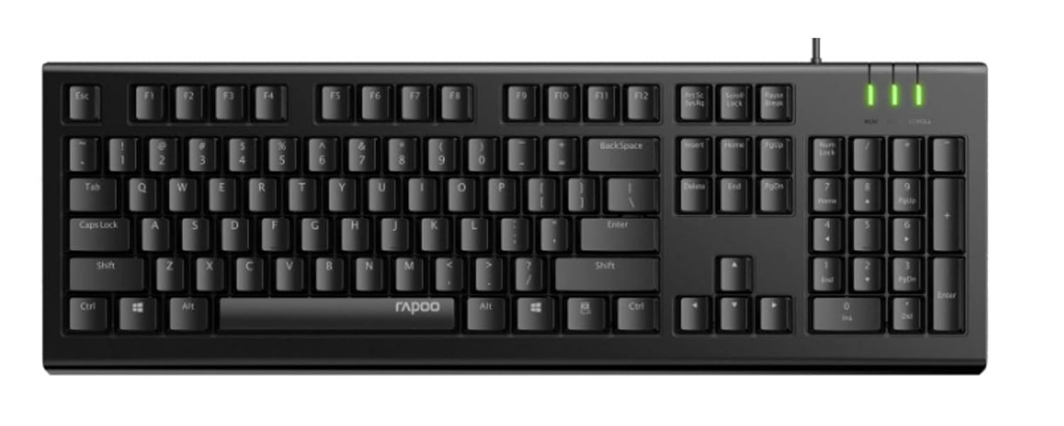 Buy RAPOO KEYBOARD WIRED USB - AR NK1800