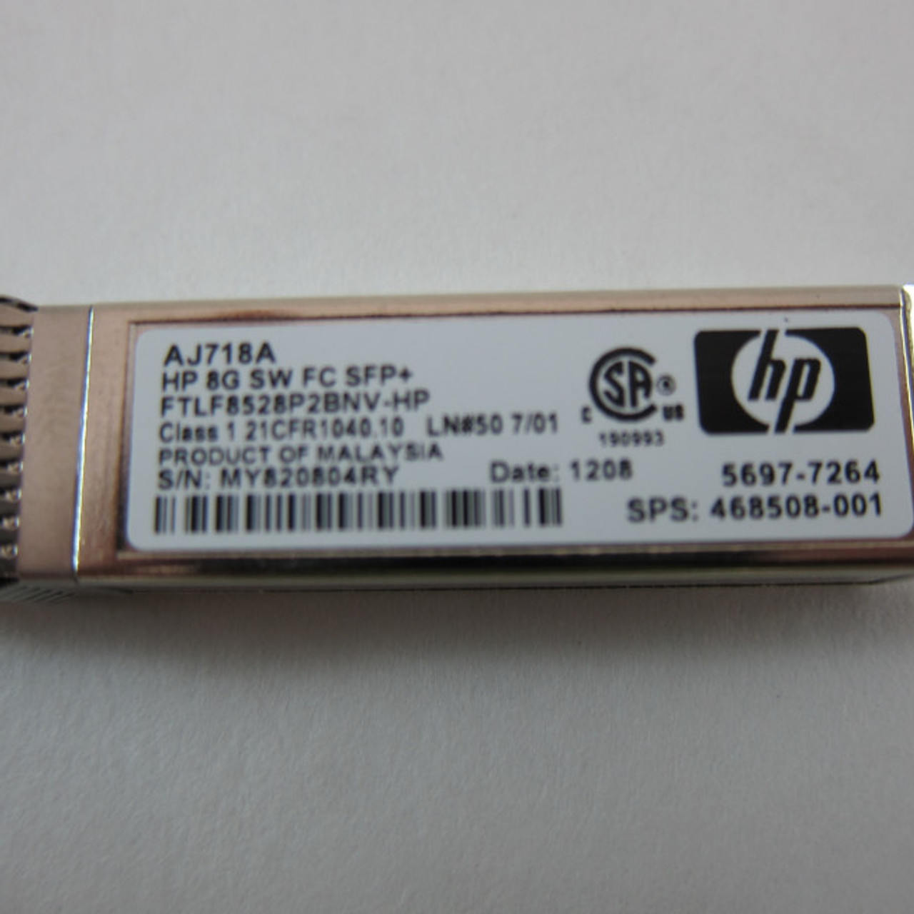 Buy AJ718A HP 8Gb Short Wave FC SFPs