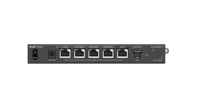 Buy Ruijie 2.5G Cloud Managed Router RG-EG406XS-P