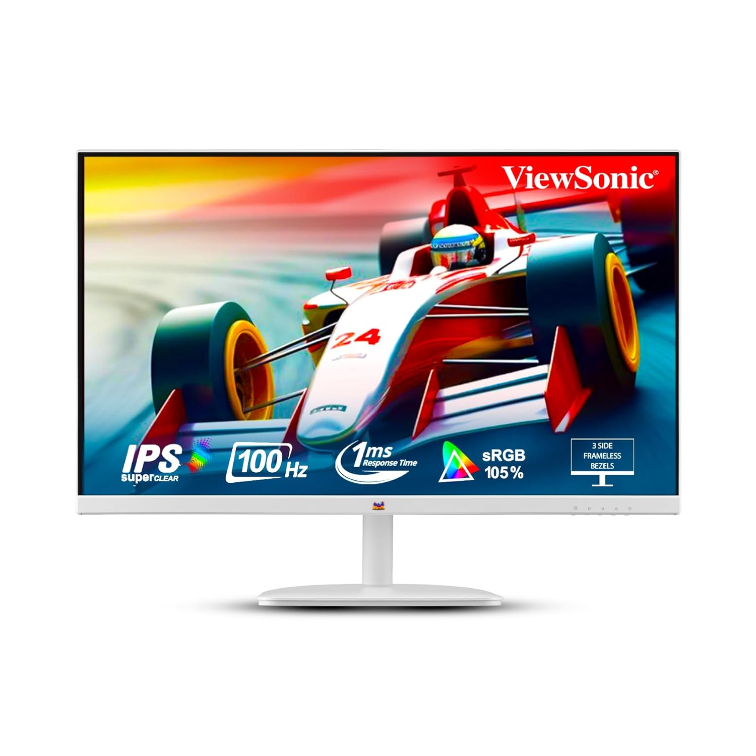 Buy ViewSonic 24” Full HD 100Hz Monitor with Frameless Design VA2432-H-W-2