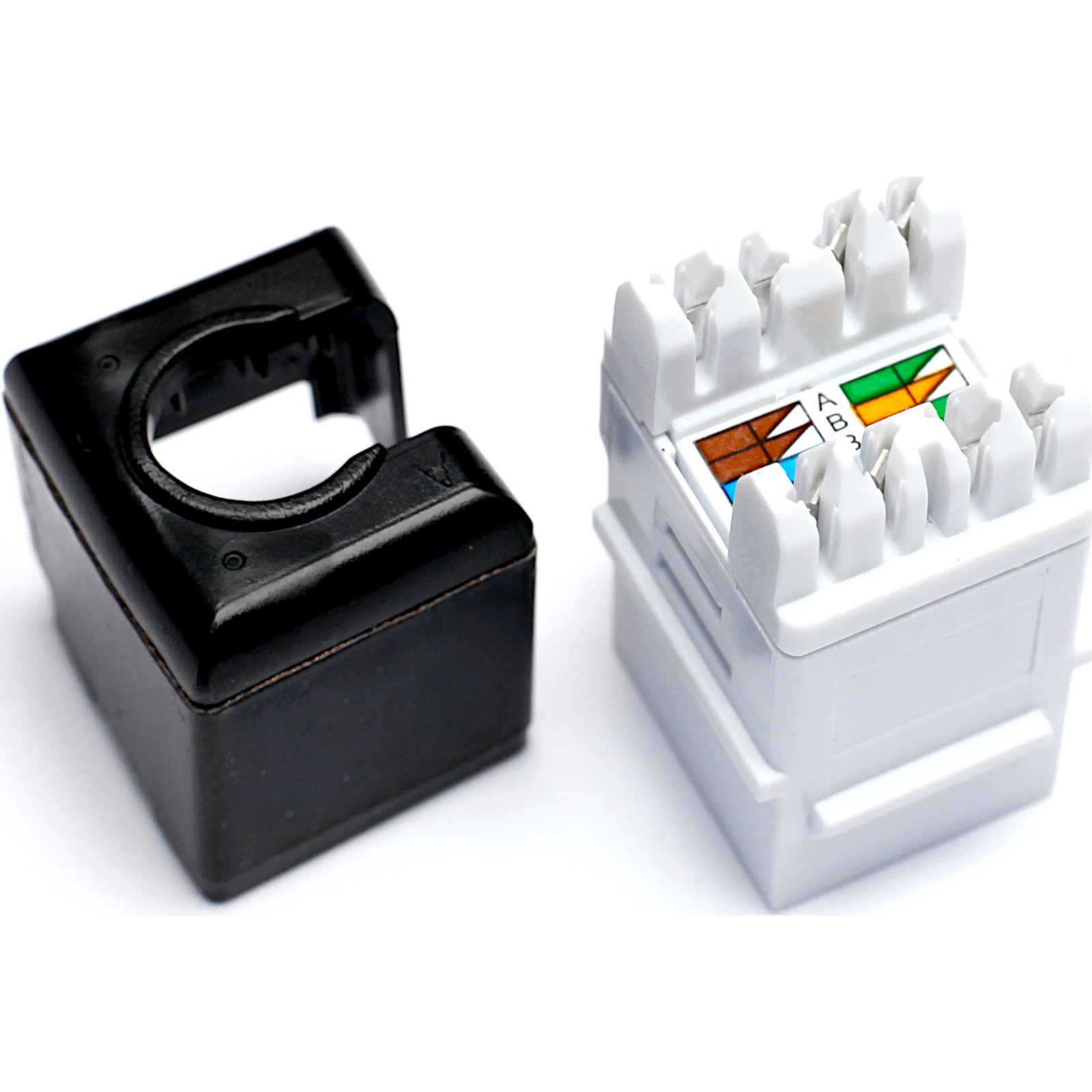 Buy 100-156-24 Excel Category 6A (UTP) Unscreened Keystone Jack - White (24-pack)