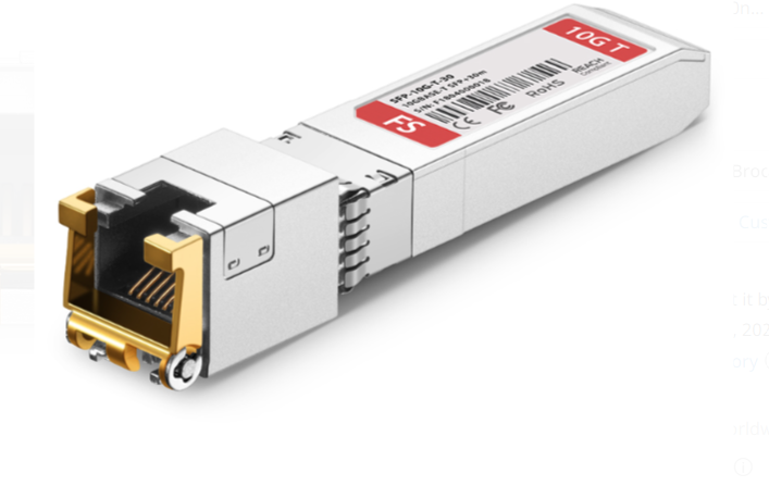 Buy SFP-10G-T-X Cisco ompatible SFP+ 10GBASE-T Copper 30m RJ-45 Transceiver Module