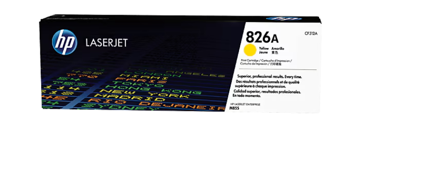 Buy CF312A HP 826A Yellow Original LaserJet Toner Cartridge
