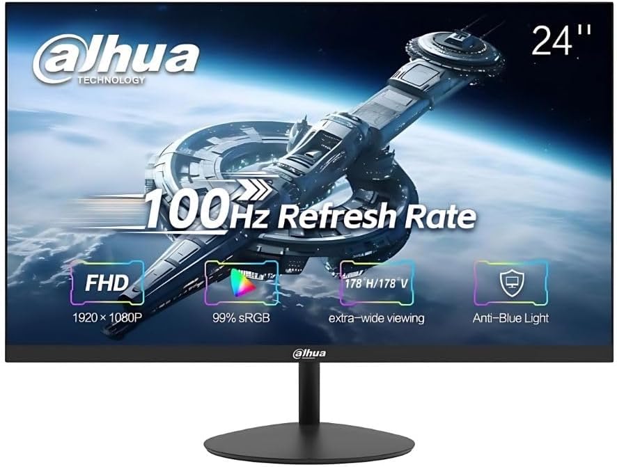 Buy DAHUA Monitor LM24-A200YS 23.8 inch FHD WITH SPEAKER LM24-A200YS