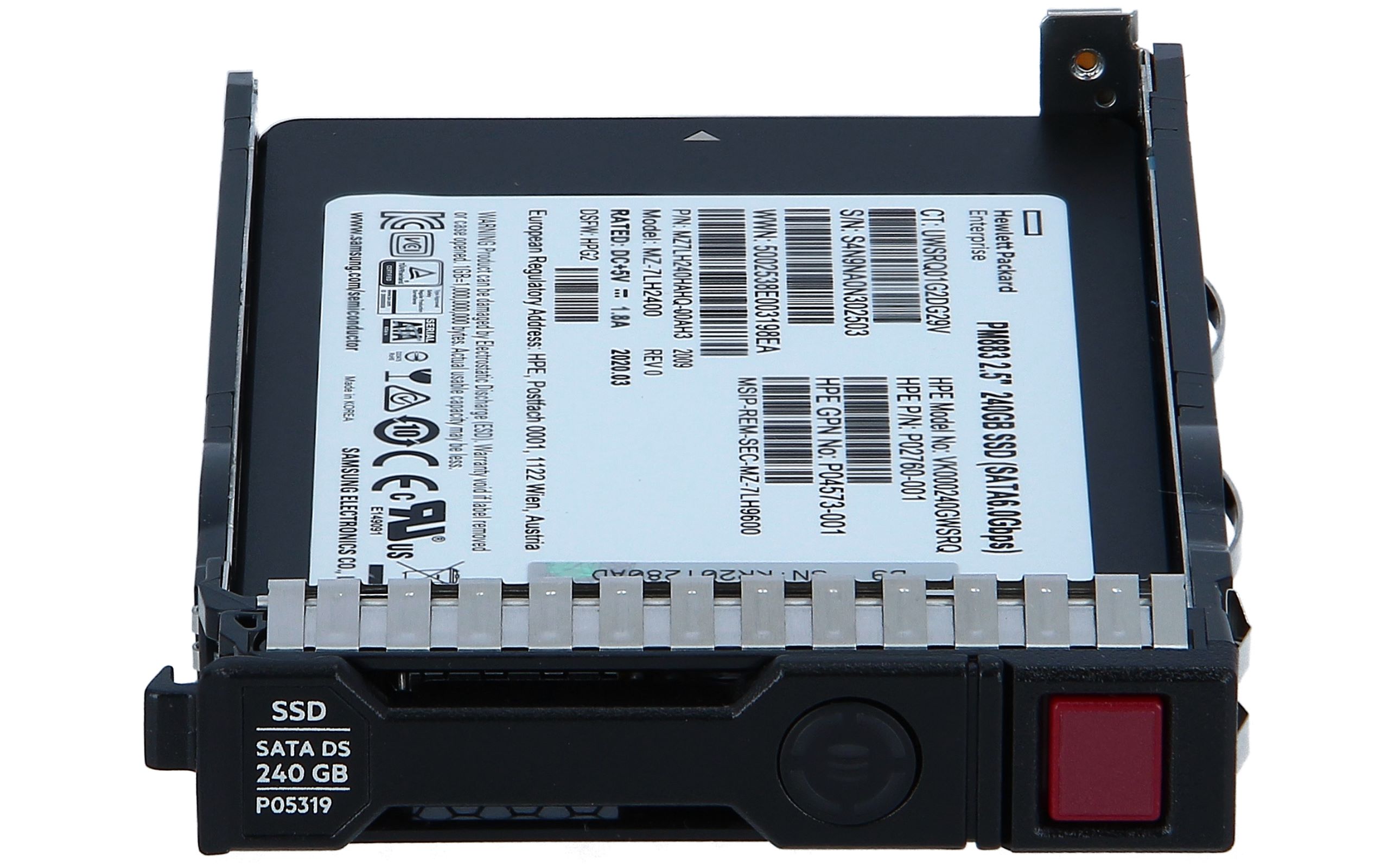 Buy 881457-B21 HPE 240GB SATA 6G Read Intensive SFF (2.5in) SC 3yr Wty Digitally Signed Firmware SSD