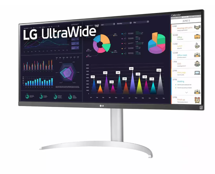Buy 34WQ650-W.AMA    LG ULTRA WIDE  FHD VESA DisplayHDR 400 AMD FreeSync™ IPS Monitor