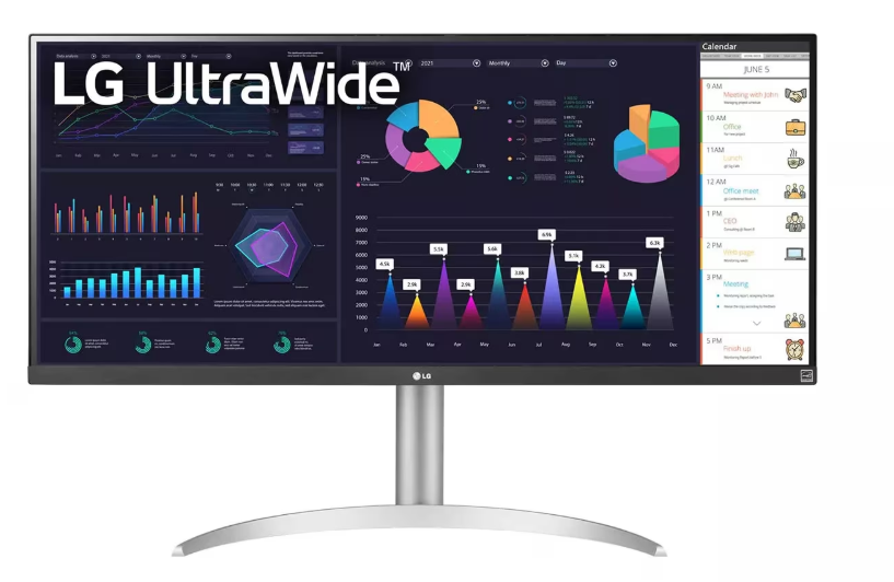 Buy 34WQ650-W.AMA    LG ULTRA WIDE  FHD VESA DisplayHDR 400 AMD FreeSync™ IPS Monitor