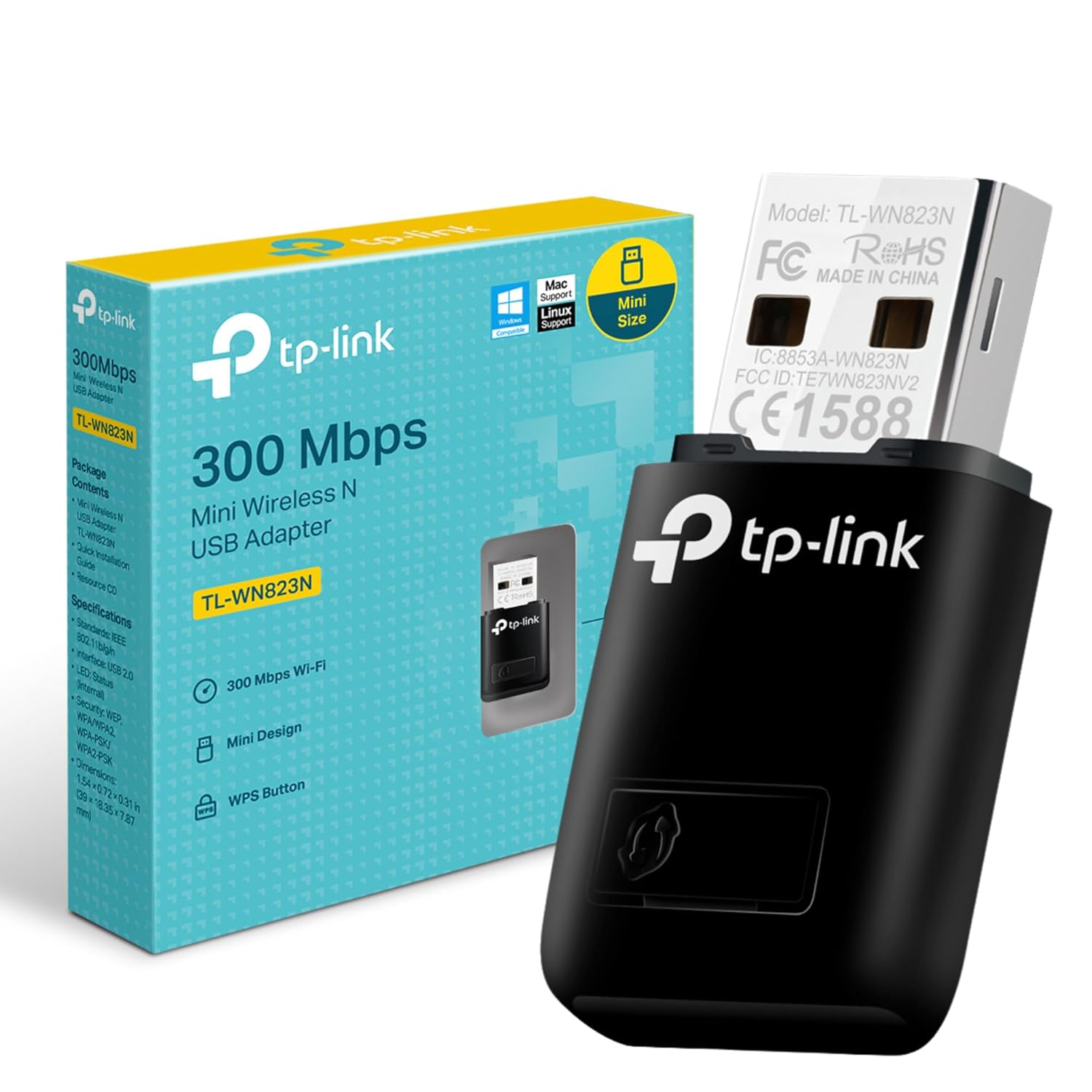 Buy Tp-Link USB Nano Adaptor 300mbps WN823N