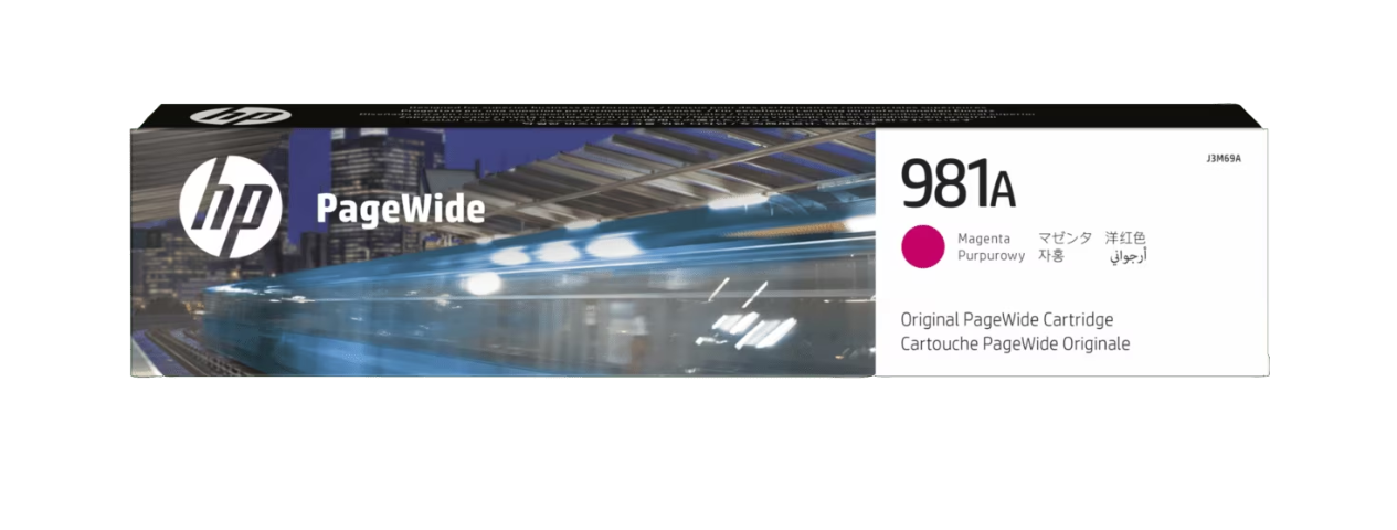 Buy J3M69A HP 981A Magenta Original PageWide Cartridge
