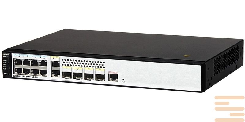 Buy S5720S-12TP-LI-AC(8 Ethernet 10/100/1000 ports,2 Gig SFP and 2 dual-purpose 10/100/1000 or SFP,AC 110/220V)
