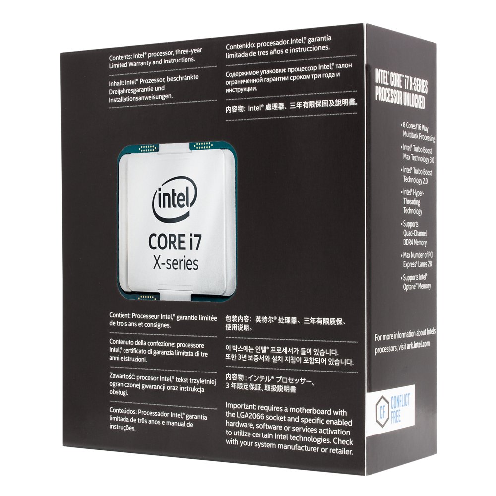 Buy Intel Cpu I7-7800X Box
