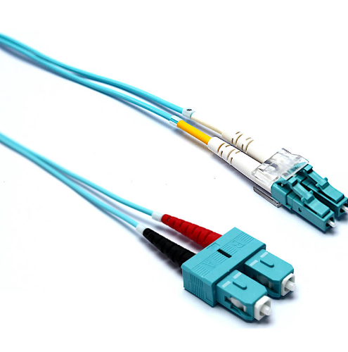 Buy 204-306 EXCEL OM4 LC-SC DUPLEX P/LEAD 50/125 3M AQUA