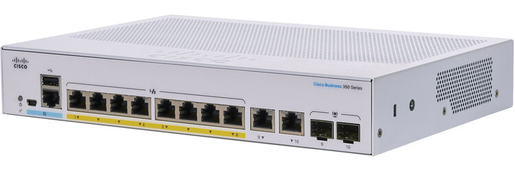 Buy CBS350-8FP-E-2G-CN Managed 8-port GE, Full PoE, Ext PS, 2x1G Combo