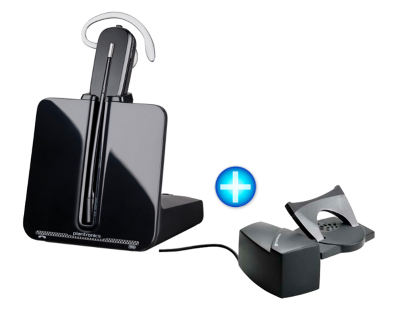 Buy 84693-12 Plantronics CS 540 - headset - with Plantronics HL10