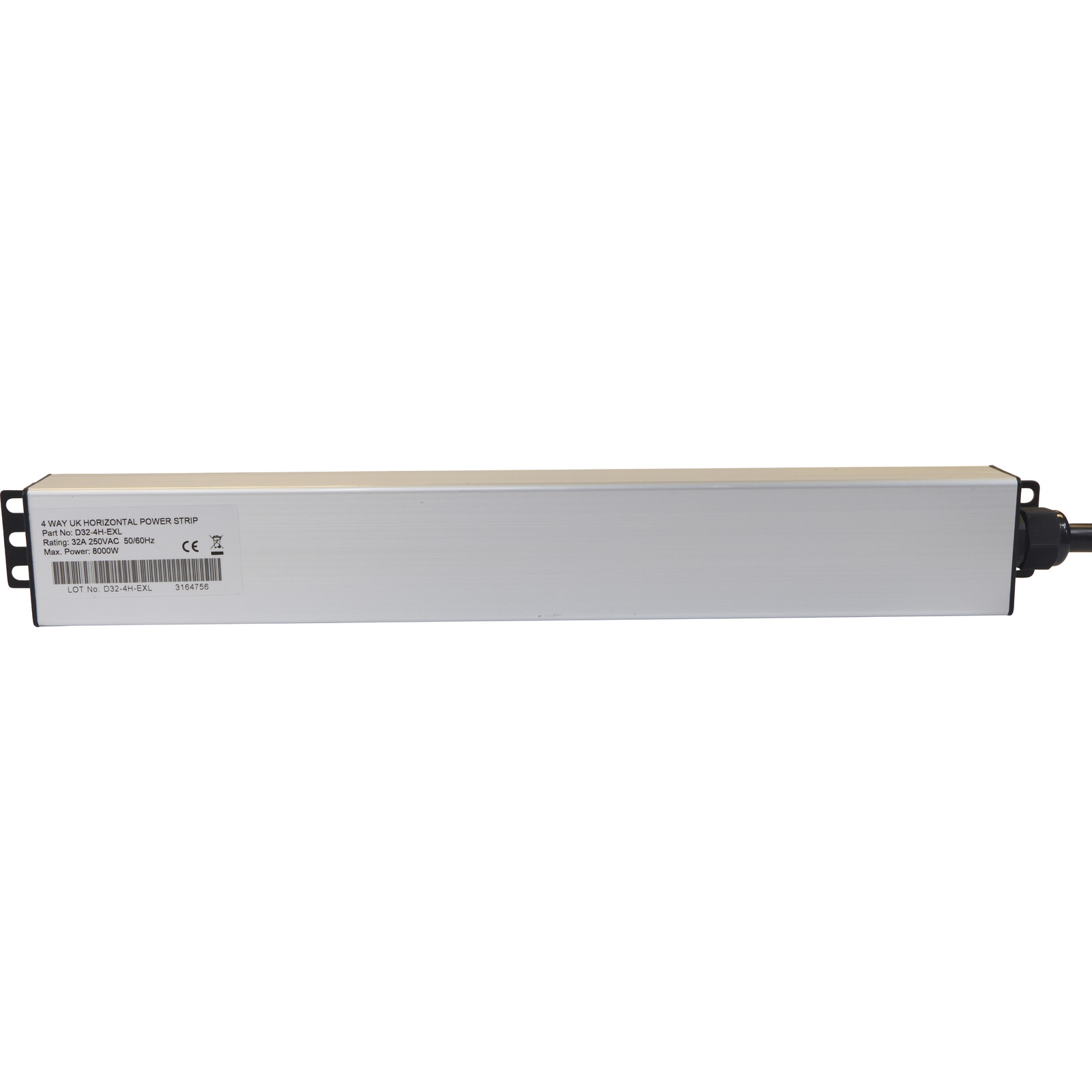 Buy D32-4H-EXL   EXCEL 4-WAY UNSWITCHED POWER STRIP HORIZ 32AMP