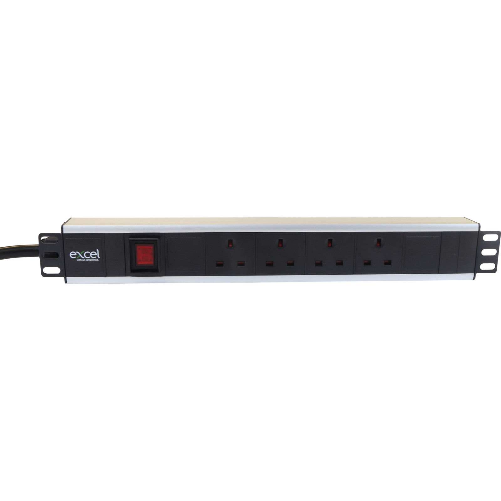 Buy D32-4H-EXL   EXCEL 4-WAY UNSWITCHED POWER STRIP HORIZ 32AMP