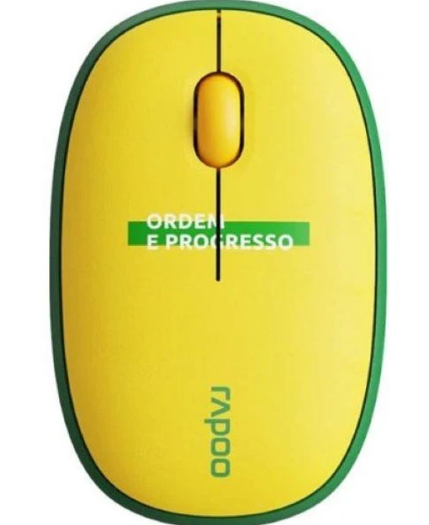 Buy RAPOO M650 MOUSE MULTIMODE WIRELESS - BR- YELLOW GREEN