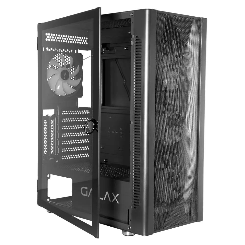Buy Galax Revolution 06 Mid Tower ATX RGB PC Case - Black G-CGG6AGBA4AA-GXLG