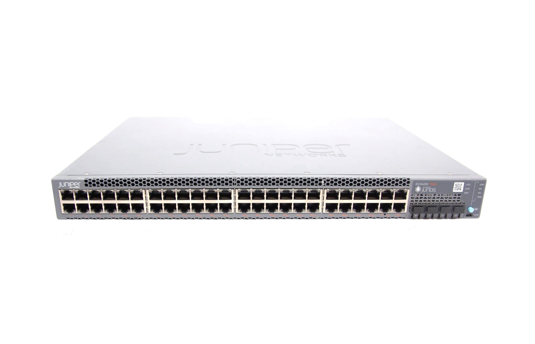 Buy EX3400-48P-2PS-TAA Juniper Networks EX Series EX3400-48P - switch - 48 ports - managed - rack-mountable - TAA Compliant