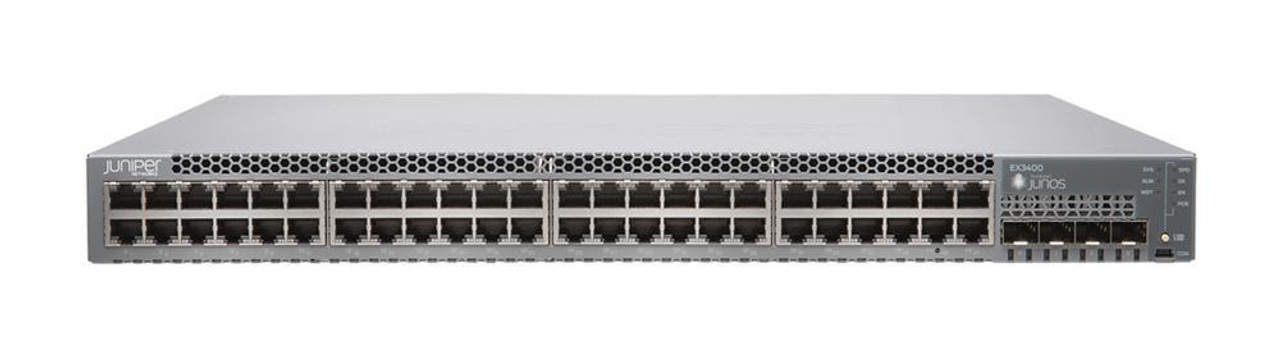 Buy EX3400-48P-2PS-TAA Juniper Networks EX Series EX3400-48P - switch - 48 ports - managed - rack-mountable - TAA Compliant