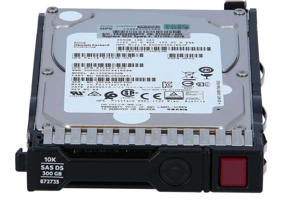 Buy 872475-B21  HPE 300GB 12G SAS 10K Rpm SFF 2.5in SC Hard Disk