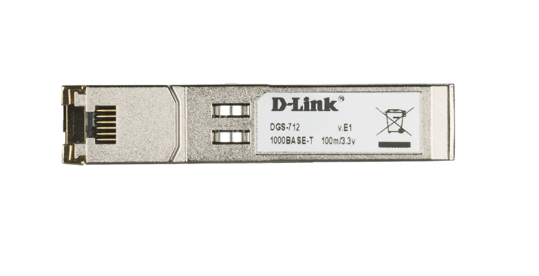 Buy DLINK  1000Base-T Copper SFP Transceiver DGS-712