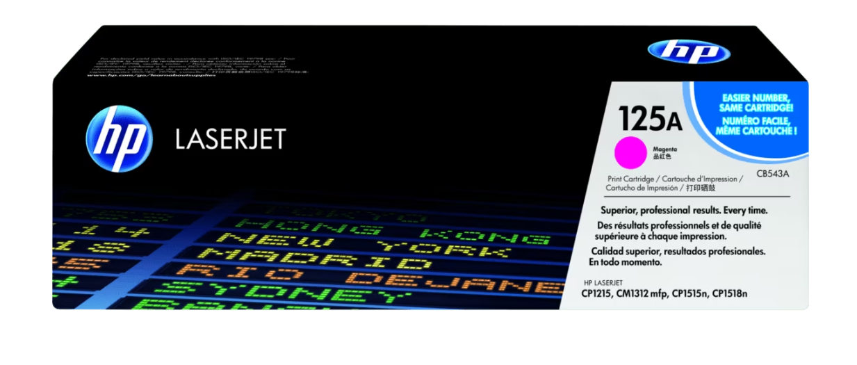 Buy CB543A HP 125A Magenta Original LaserJet Toner Cartridge