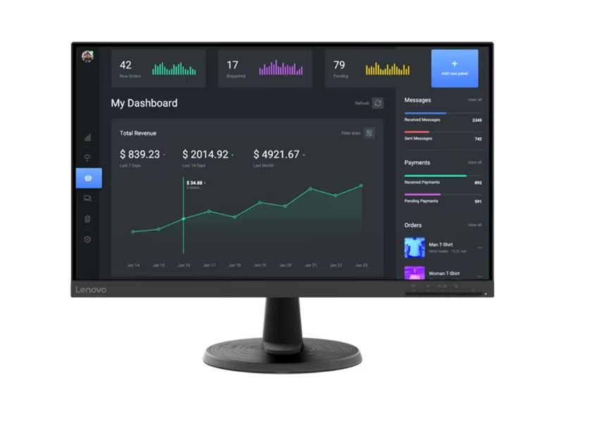 Buy 63DCKAT6EU  Lenovo C24-40 LED Display 23.8