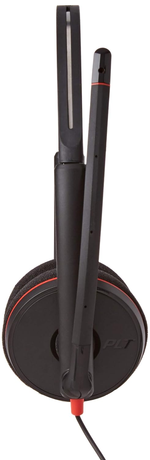 Buy 209745-22 Poly by Plantronics - Blackwire 3220 Wired On Ear Headphones with Mic (Black)
