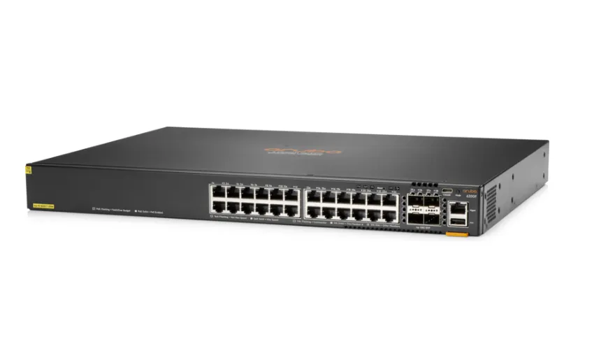 HPE Aruba Networking CX 6200F JL725B 24G Class4 PoE 4SFP+ 370W Switch