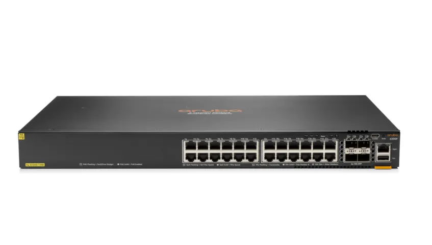 Buy HPE Aruba Networking CX 6200F JL725B 24G Class4 PoE 4SFP+ 370W Switch