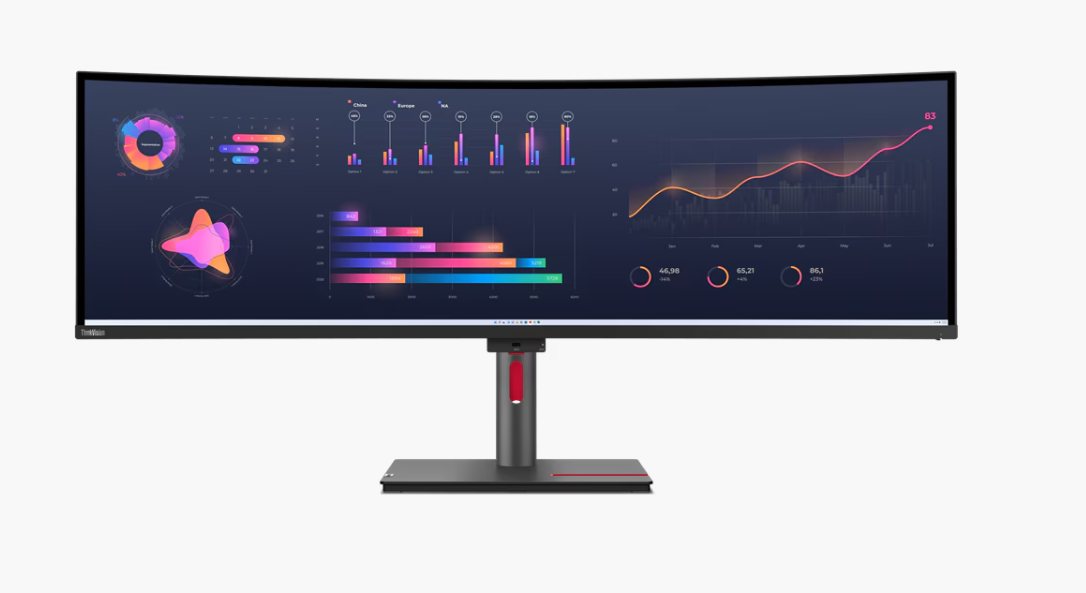 Buy LENOVO MONITOR P49w-20 49 5K QHD CRV 60Hz, 4ms,HDMI 	63DBRAT1UK