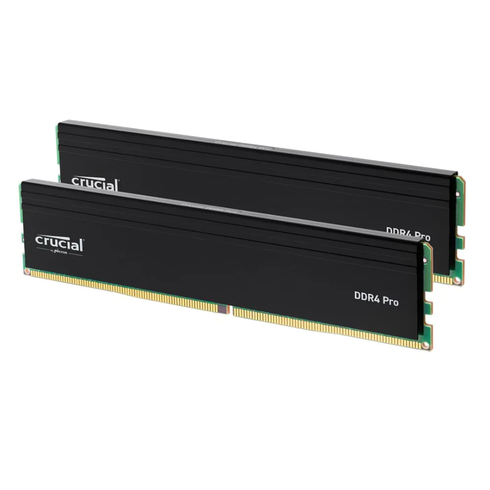 Buy Crucial Pro RAM 32GB Kit (2x16GB) DDR4 3200MHz (or 3000MHz or 2666MHz) Desktop Memory CP2K16G4DFRA32A