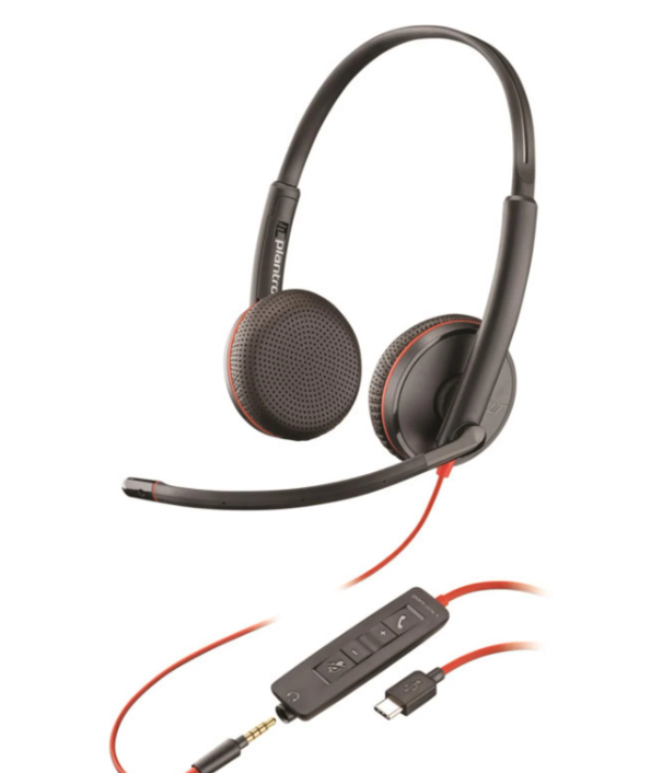 Buy HP Poly Blackwire 3225 USB-C/A Headset Bulk 8X229A6