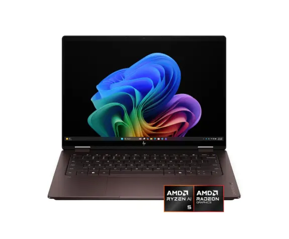 HP - OmniBook X Flip 2-in-1 - 14" 2K OLED Touchscreen Laptop 14-KC0013DX