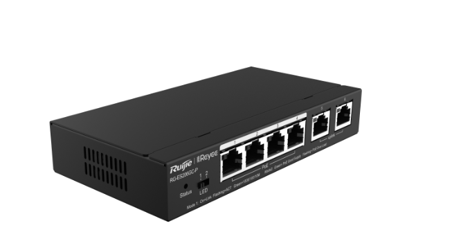 Buy Ruijie  6-Port Gigabit Smart Cloud Managed PoE Switch RG-ES206GC-P