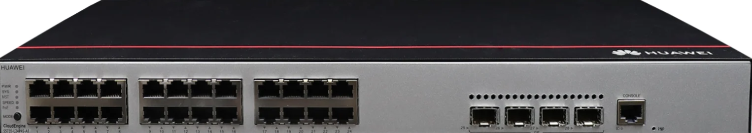 Buy S5735-L24P4S-A1 Huawei Switch(24*GE ports, 4*GE SFP ports, PoE+, AC power)