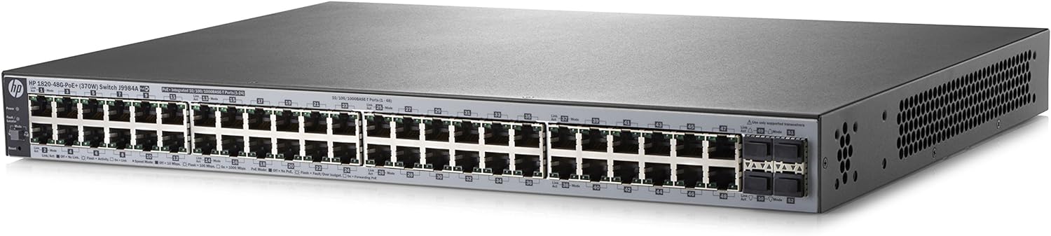 Buy J9984A Aruba 1820-48G-PoE+ (370W) Switch